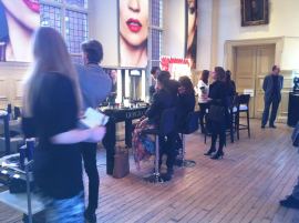 Hair and MakeUp Stations at Vogue Fest